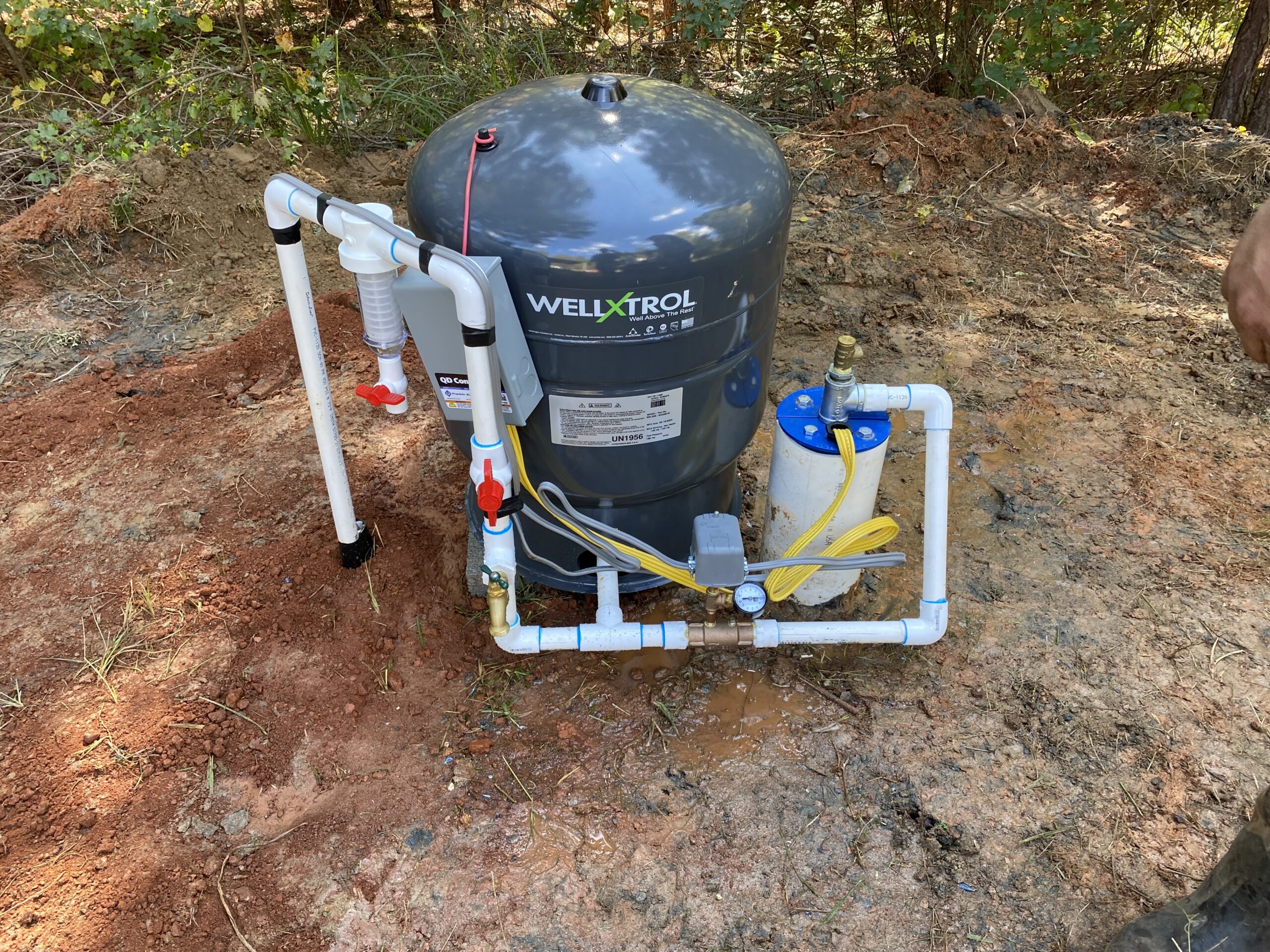 WellXtrol Gray Color Water Pump installed