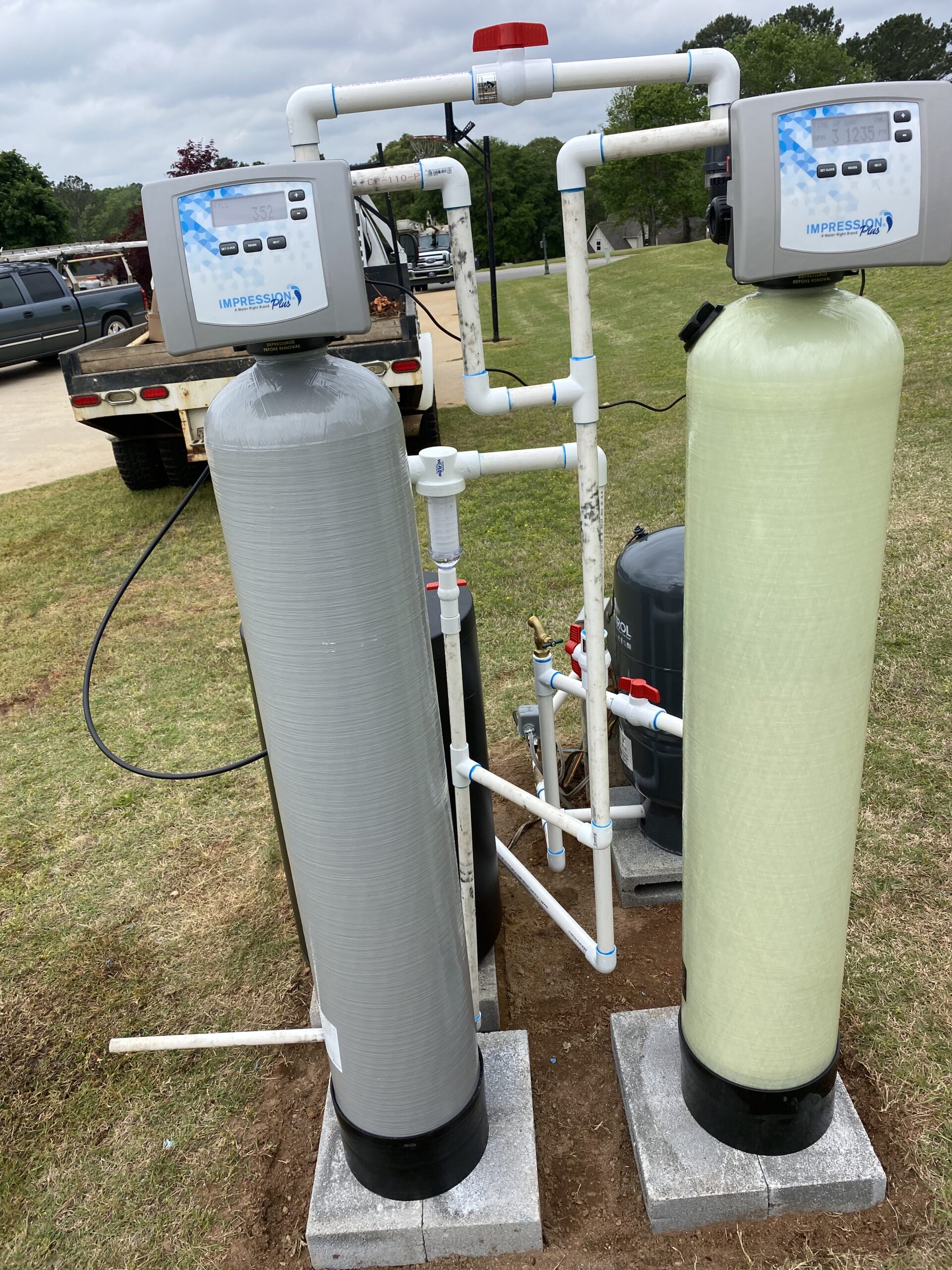 Newly installed Water Filtration and pump machine