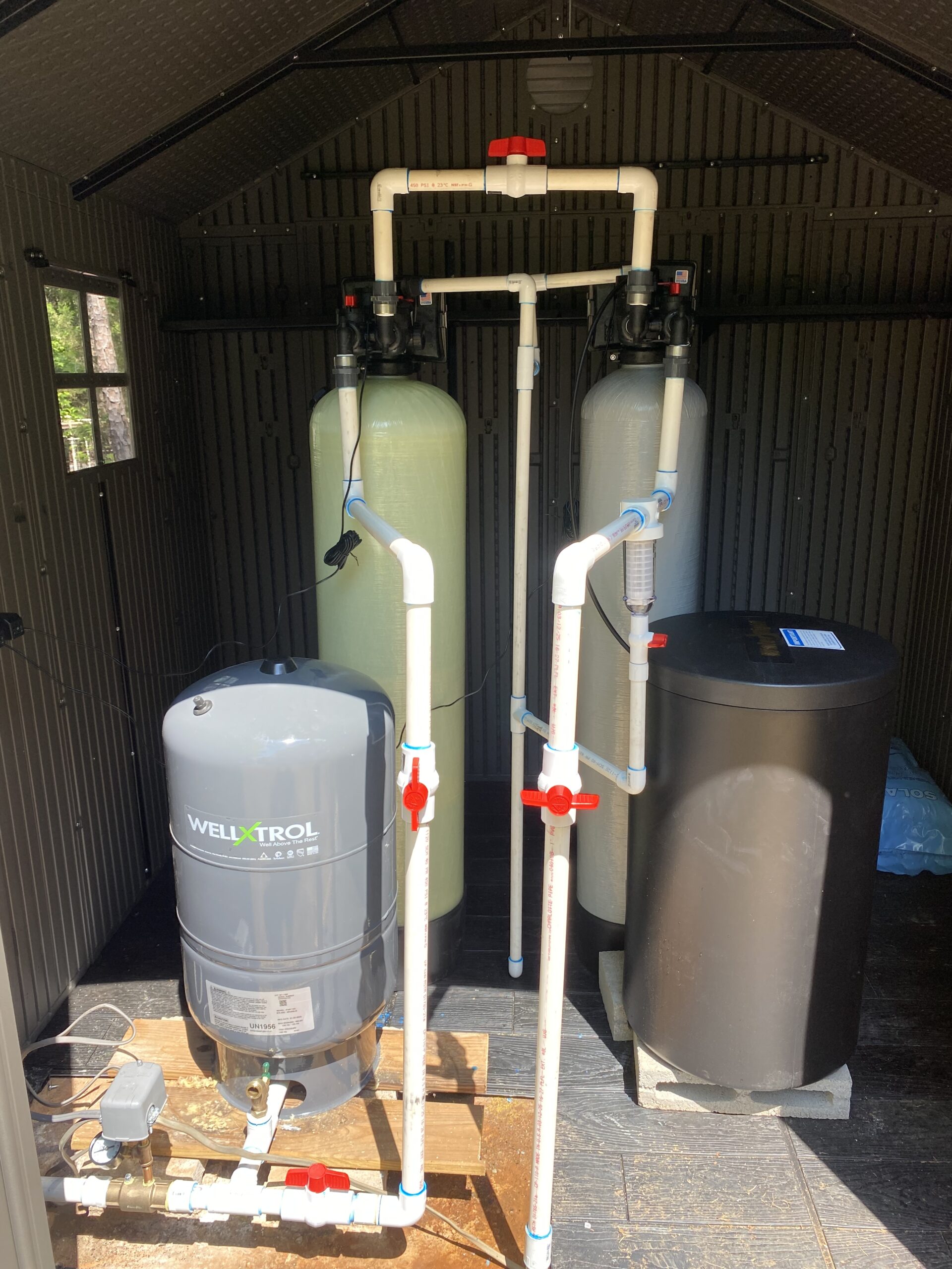 Water Filtration and pump machine