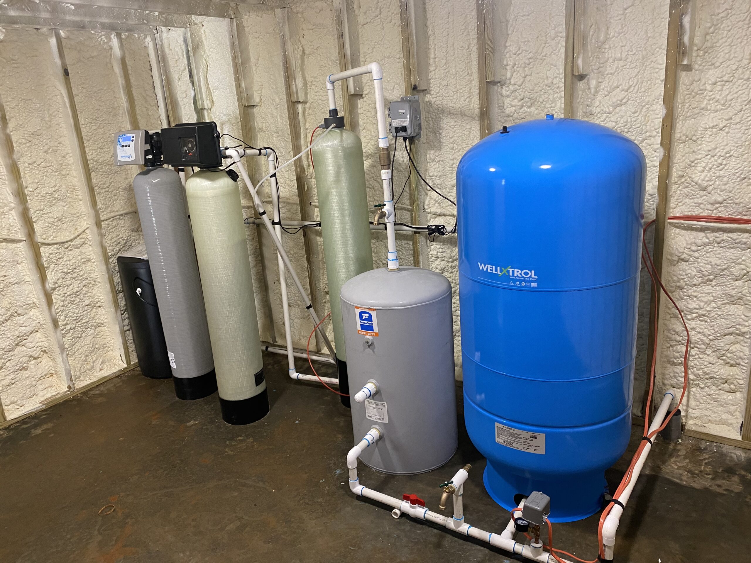 Water Filtration and pump machine